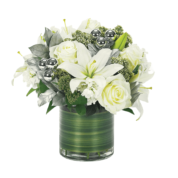 Image of Holiday Lily & Roses