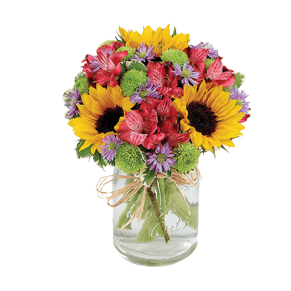 Image of Flower Fields Mason Jar